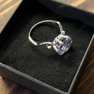 Alchemy63 Handmade Sterling & Rainbow Quartz Ring